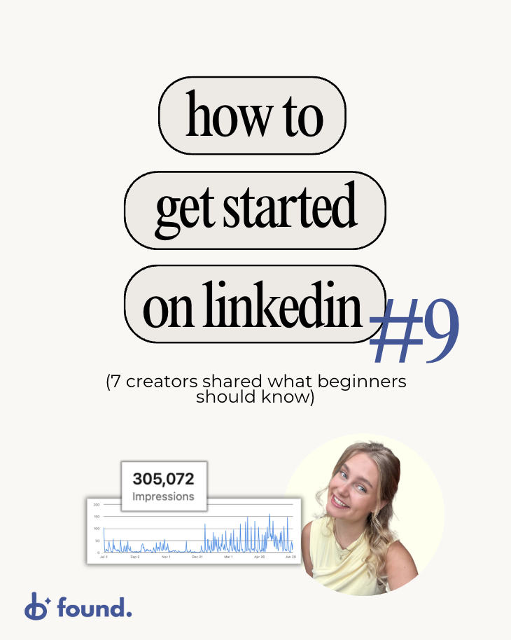 how to get started on linkedin